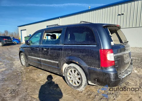 2014 Chrysler Town & Country Touring из США, поврежденный, VIN 2C4RC1BG8ER133679